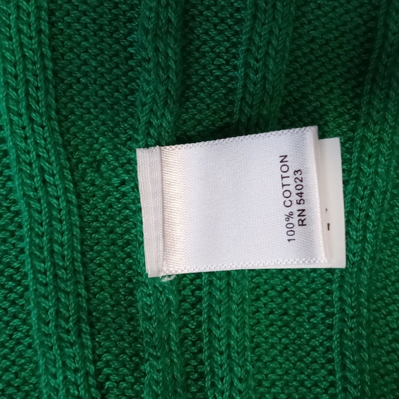 💚Banana Republic💚 - Green/White Knit Sweater Dress - Picture 9 of 13